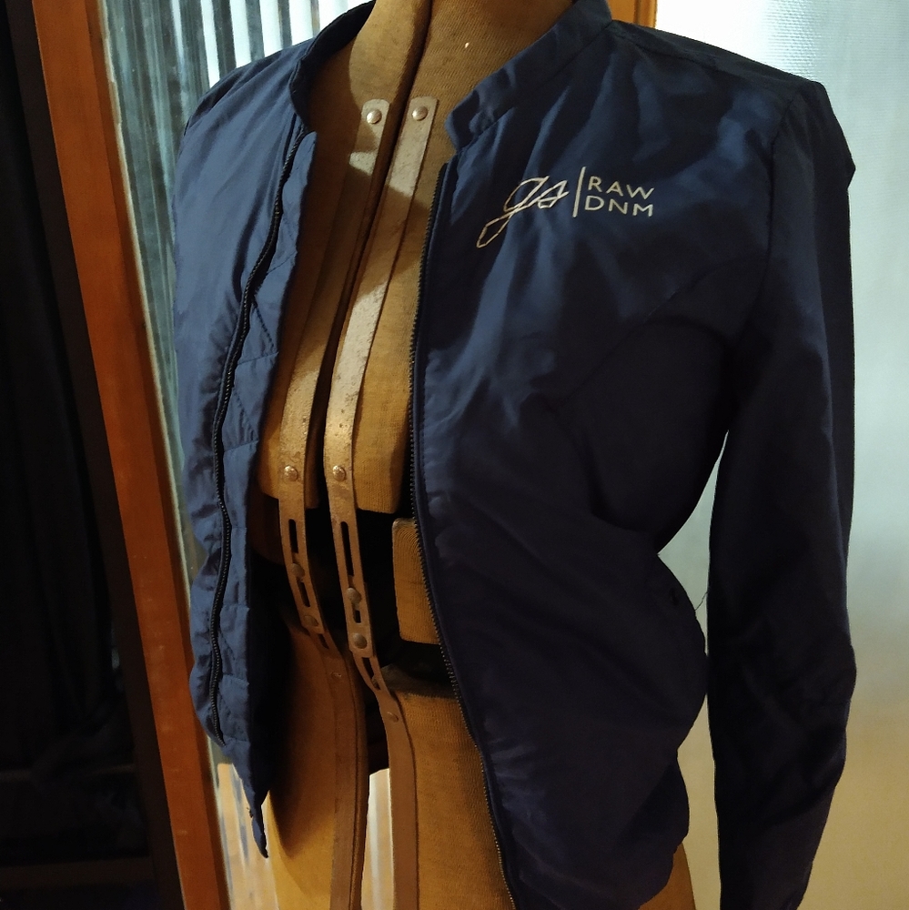 G-STAR Women Navy Windbreaker Bomber - XS